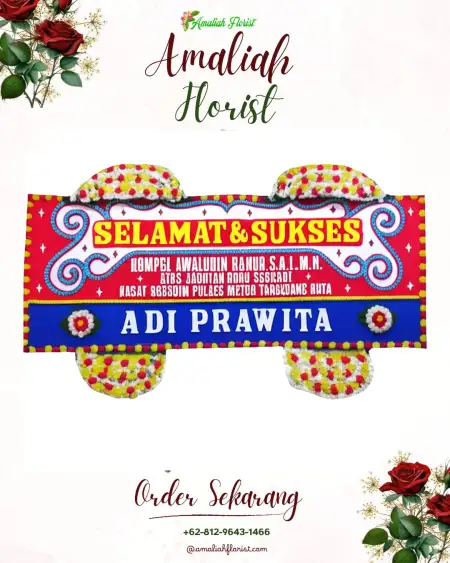 Papan Bunga Ucapan Selamat Batembat